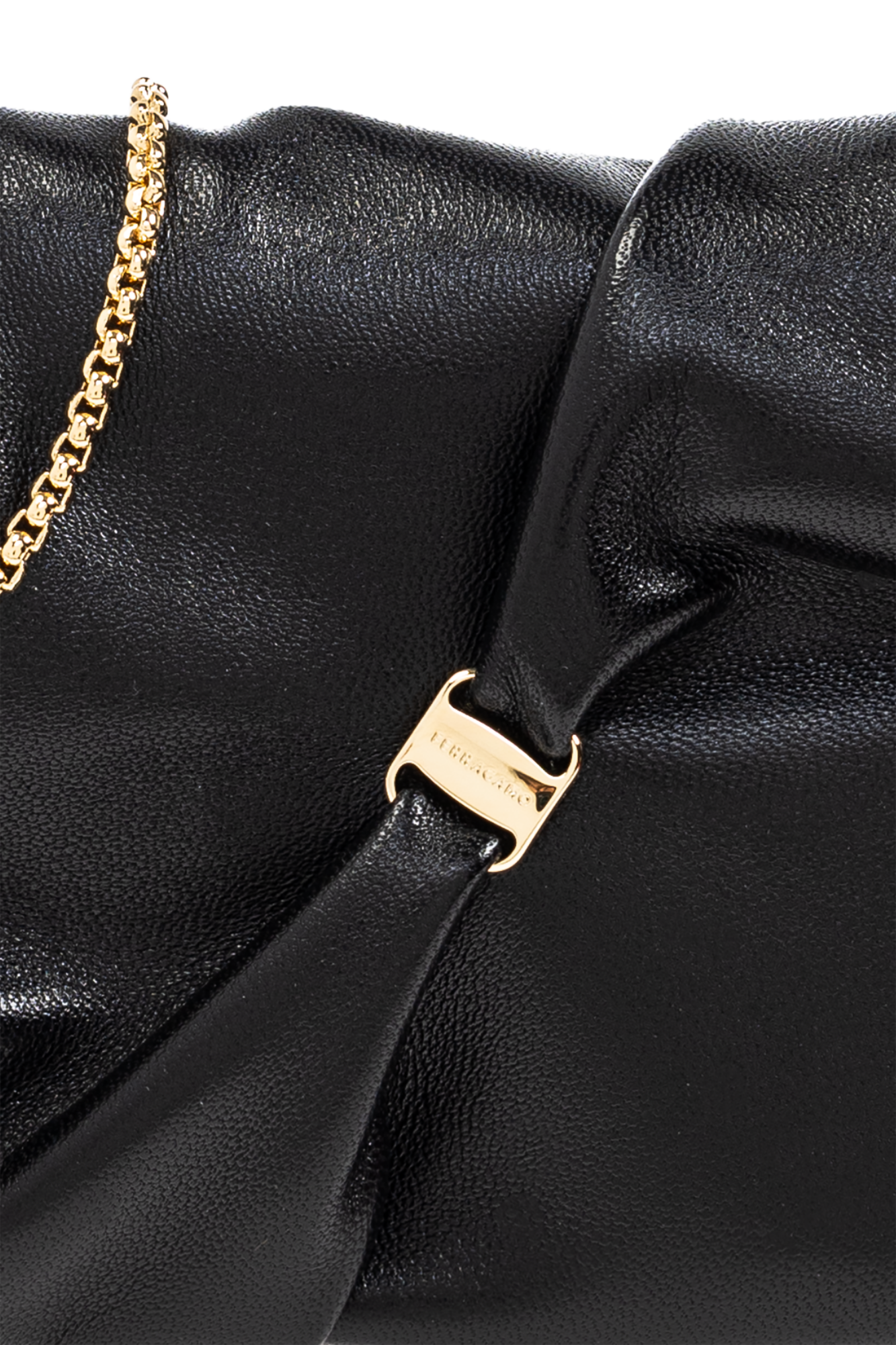 Black Wallet on a chain FERRAGAMO - Vitkac AS
